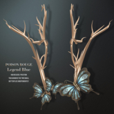 POISON ROUGE Legend Headpiece - Blue