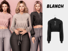 Blanch - Eva Hoodie - Black