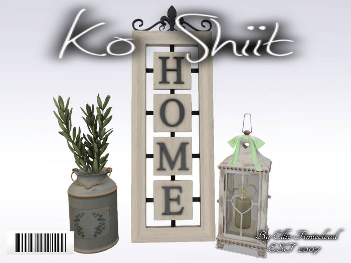 [KO SHIIT] Home Sign