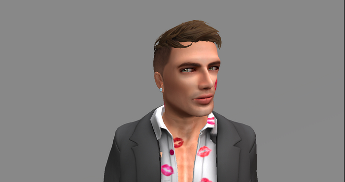 :MCD: Side Shaved Short light brown hair