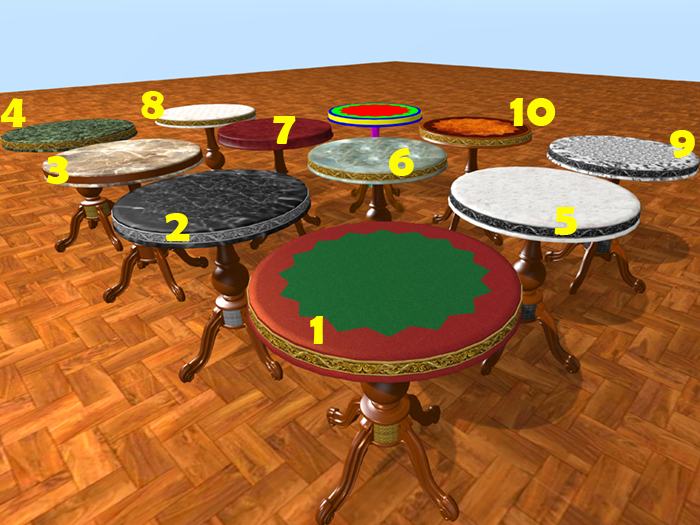 Posh 1LI Side Table - Jester #1