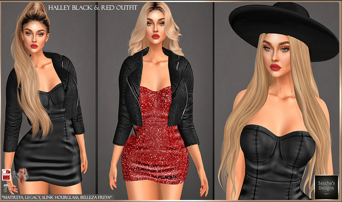 SAS - Halley Black & Red Outfit (MB)