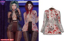 [Eternus] Horror Jacket Blood Splatter White