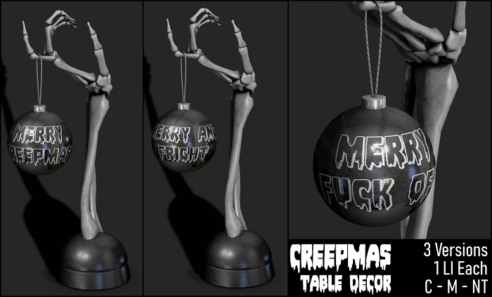 [piXit] Creepmas - Table Decor - Fatpack