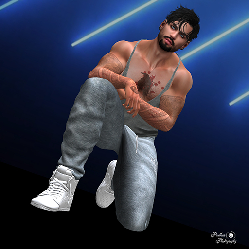 [Panthar Pose] Male Kneel 3