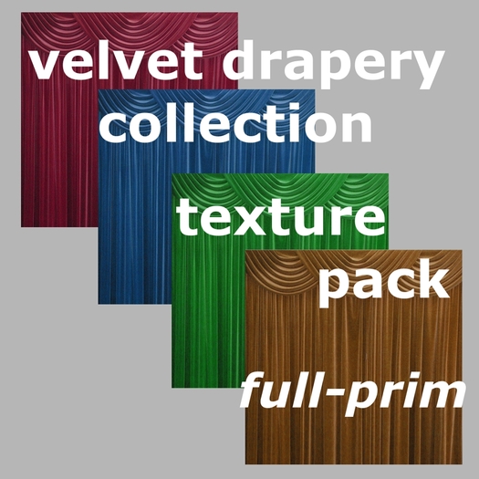 Velvet drapery collection - SALE