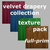 Velvet drapery collection