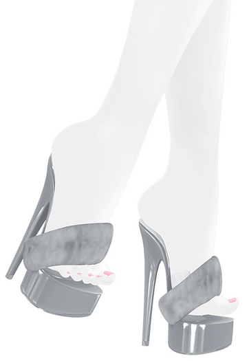 Lush - Plush Platforms Light Grey