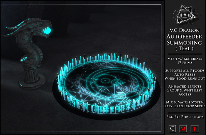 MC Dragon Autofeeder _ Summoning (Teal)
