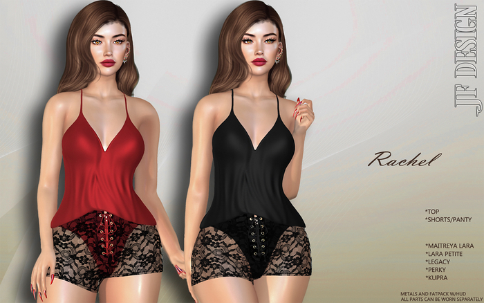 JF Design - Rachel Top/Shorts/Panty - FATPACK DEMO