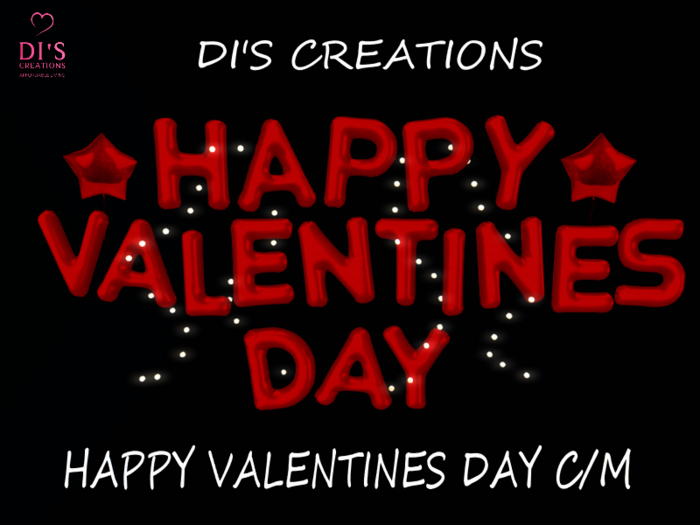 HAPPY VALENTINES BALLOONS WITH LIGHTS