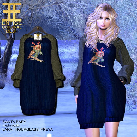 Entice - Santa Baby Sweater - Owl