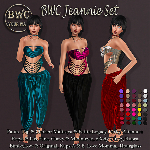 BWC -  Jeannie Set- 50% Off 