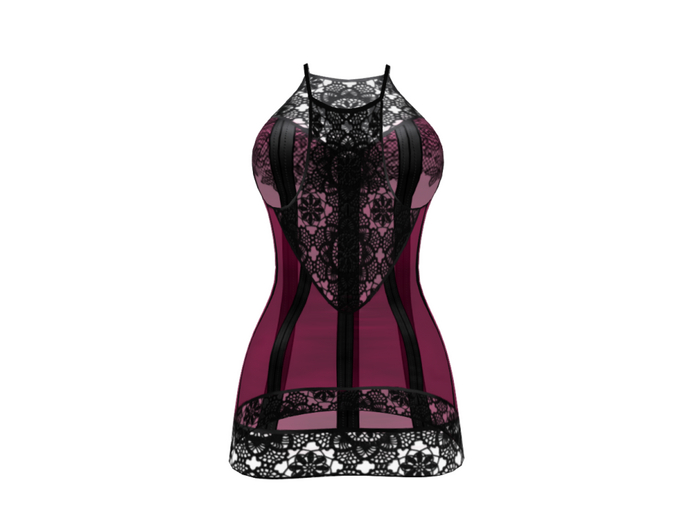 :TTC: - Twistys Barbara Dress - Pink -  ADD ME