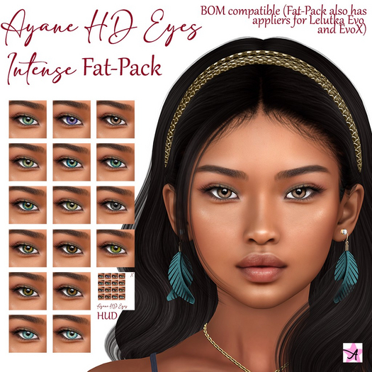 Ayane HD Eyes - Intense Fat Pack