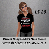 Useless Things-Ladies v-neck shirt