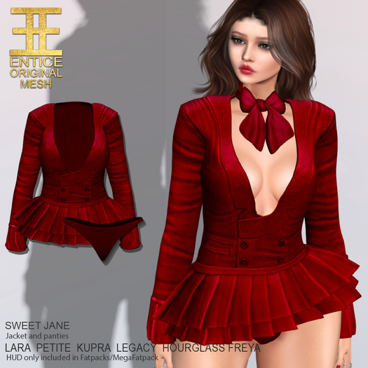 Entice - Sweet Jane - Dark Set - Red