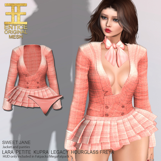 Entice - Sweet Jane - Plaid Lights - Pink