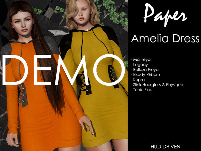 Paper. - [DEMO] Amelia Dress