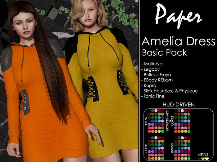 Paper. - Amelia Dress // Basic Pack