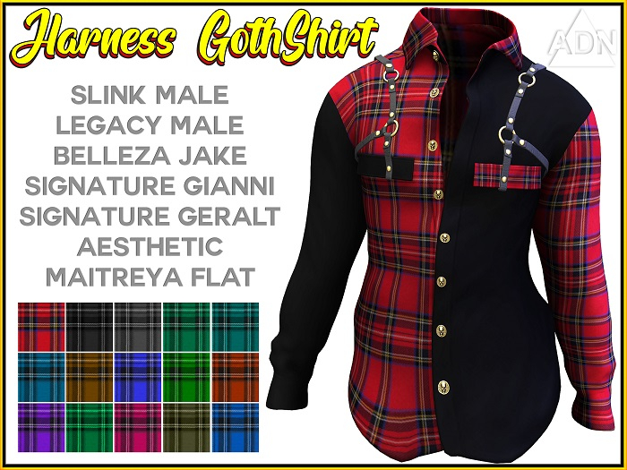 ADN DEMO Harness GothShirt