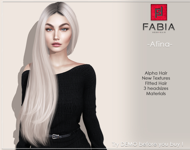 -FABIA- Hair  <Afina>  Blond