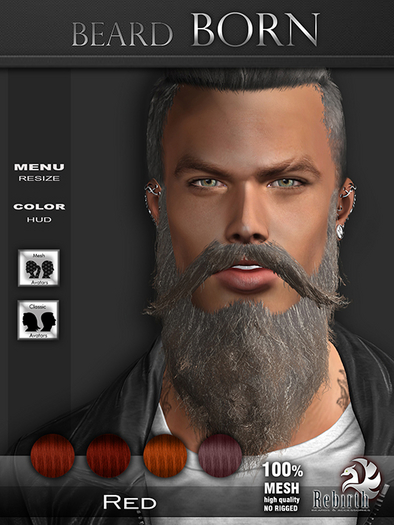[//REBIRTH/]-BEARD_Born-Red