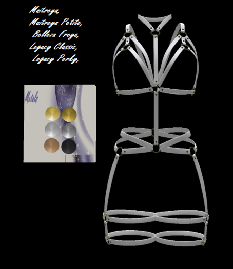 [BB's]  Zoey Harness  White