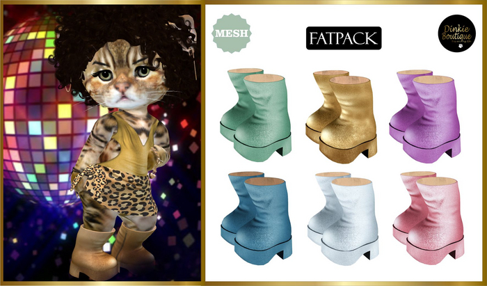 *DB* DINKIES DISCO PLATFORM STOMPER*  Fatpack