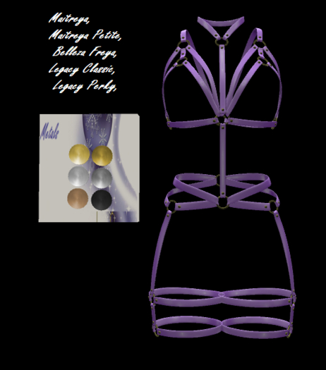 [BB's]  Zoey Harness Purple
