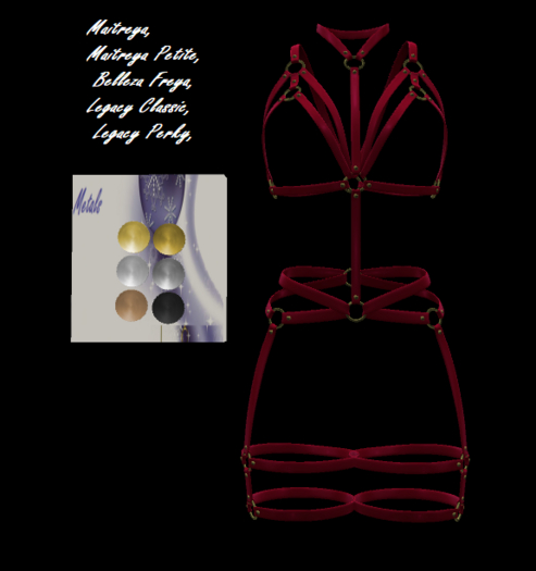 [BB's]  Zoey Harness Plum