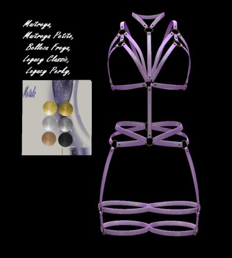 [BB's]  Zoey Harness Lilac