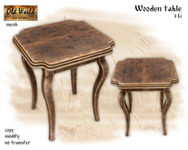 Small wooden table - Old World - Medieval / Rustic Furniture
