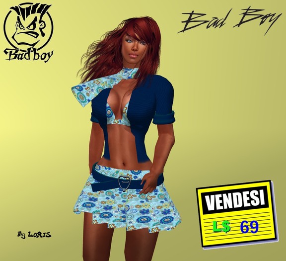 Nice blue spring dress