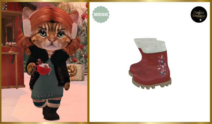 *DB* DINKIES COREY BOOTS*  red