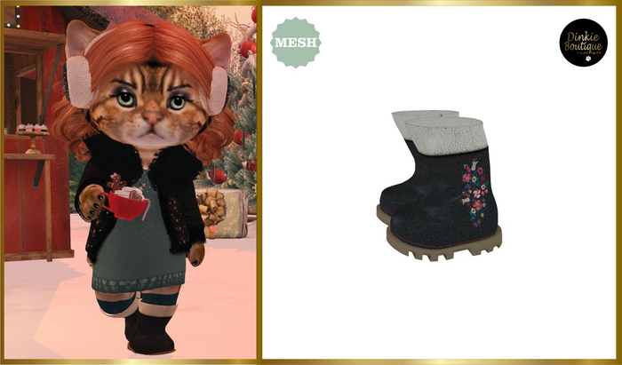 *DB* DINKIES COREY BOOTS*  black