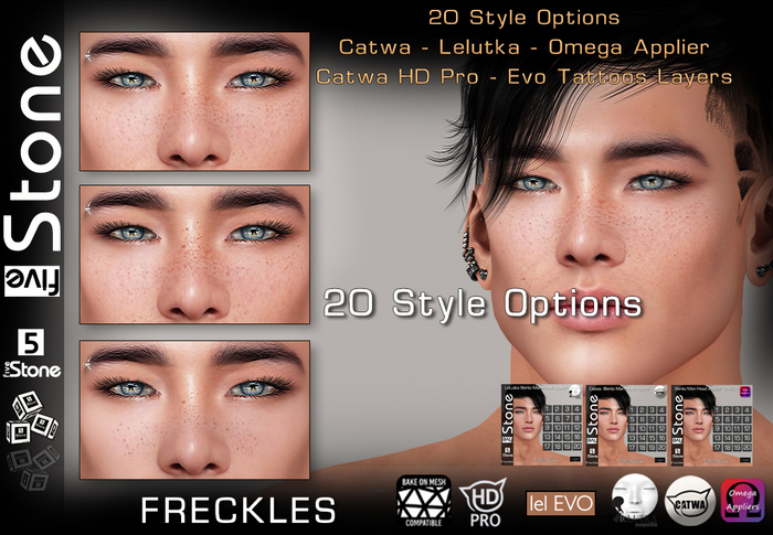 5 Five Stone Freckles  MAN