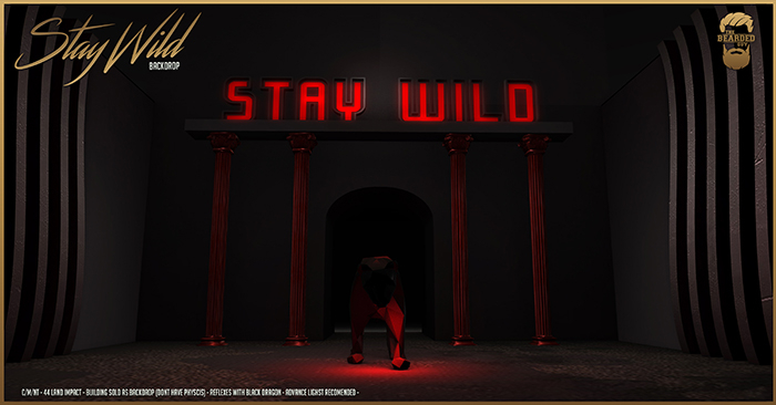 Stay Wild Backdrop - The Bearded Guy