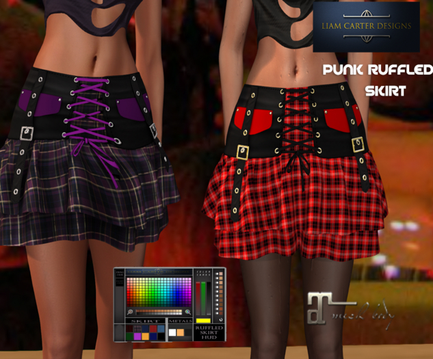 LC Punk Ruffles skirt Unpack HUD (add me)