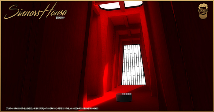 Sinners House Backdrop - The Bearded Guy