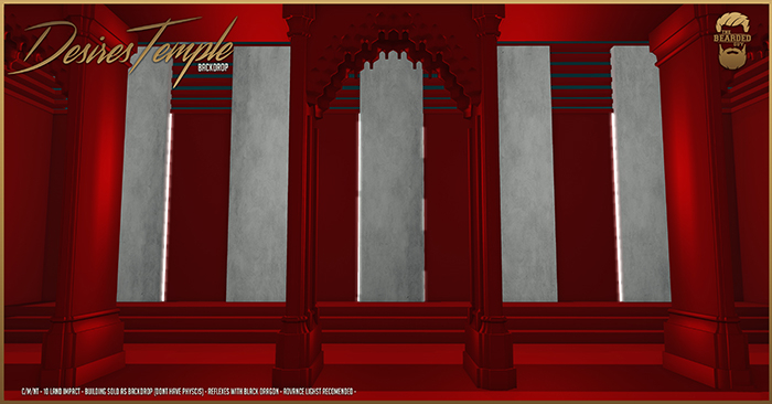 Desires Temple Backdrop - The Bearded Guy