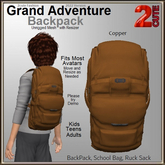 Grand Adventure Backpack [2cute] Copper