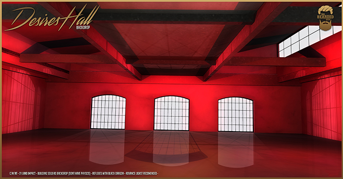 Desires Hall Backdrop - The Bearded Guy