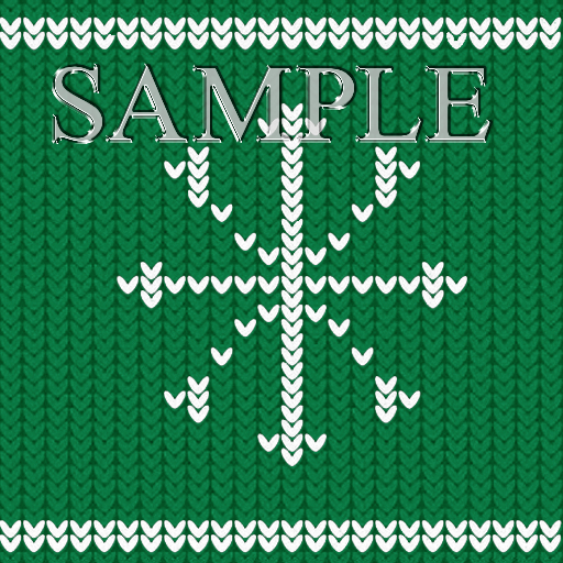 Zoy Texture [ Cozy Snowflake 04 ] Seamless - Forest