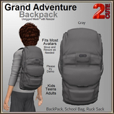 Grand Adventure Backpack [2cute] Gray