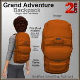 Grand Adventure Backpack [2cute] Orange