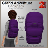 Grand Adventure Backpack [2cute] Purple