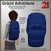 Grand Adventure Backpack [2cute] Royal Blue