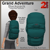 Grand Adventure Backpack [2cute] Teal