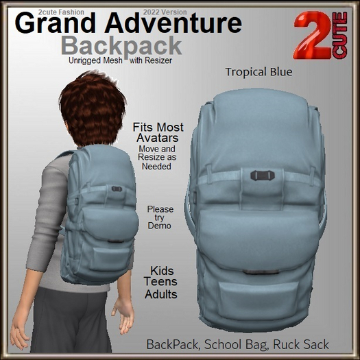 Grand Adventure Backpack [2cute] Tropical